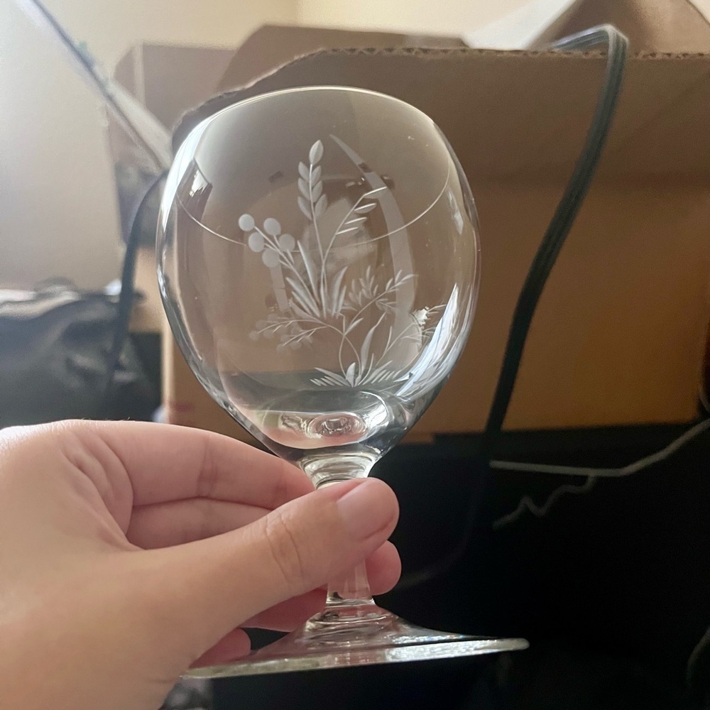 Fine Arts Wildflower Water Goblet Set - Picture 4 of 7